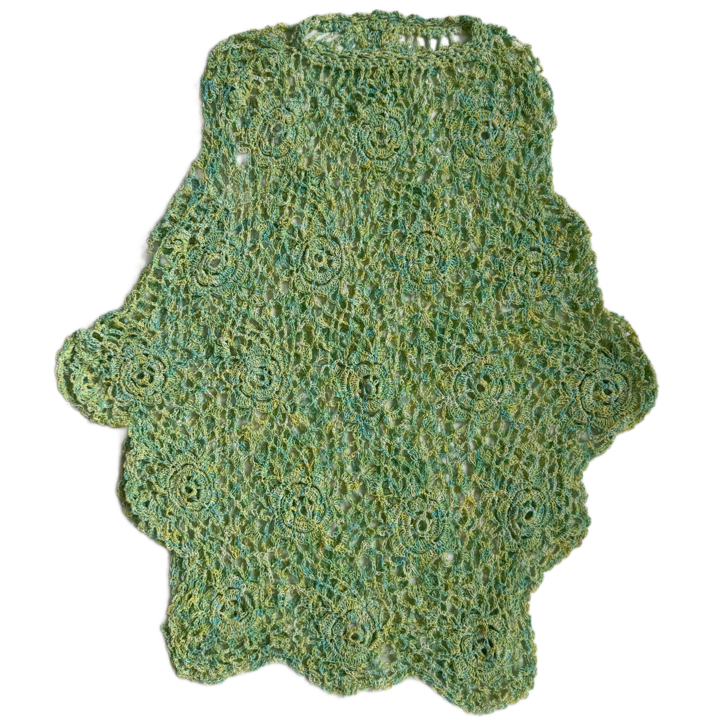 Poncho croșetat