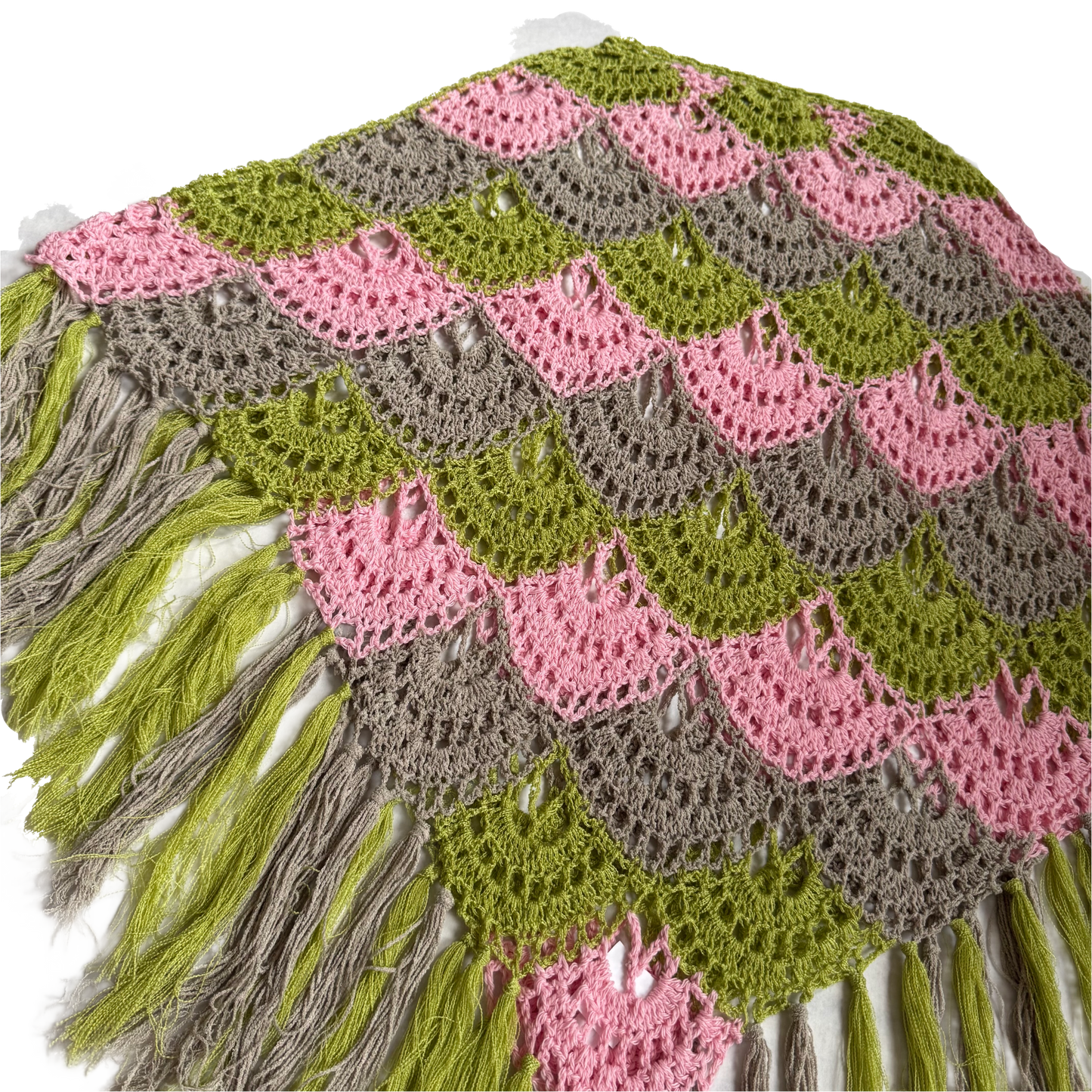 Poncho croșetat